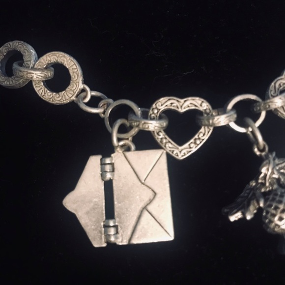 Silver tone Barbie Style Charm Bracelet - Picture 5 of 14